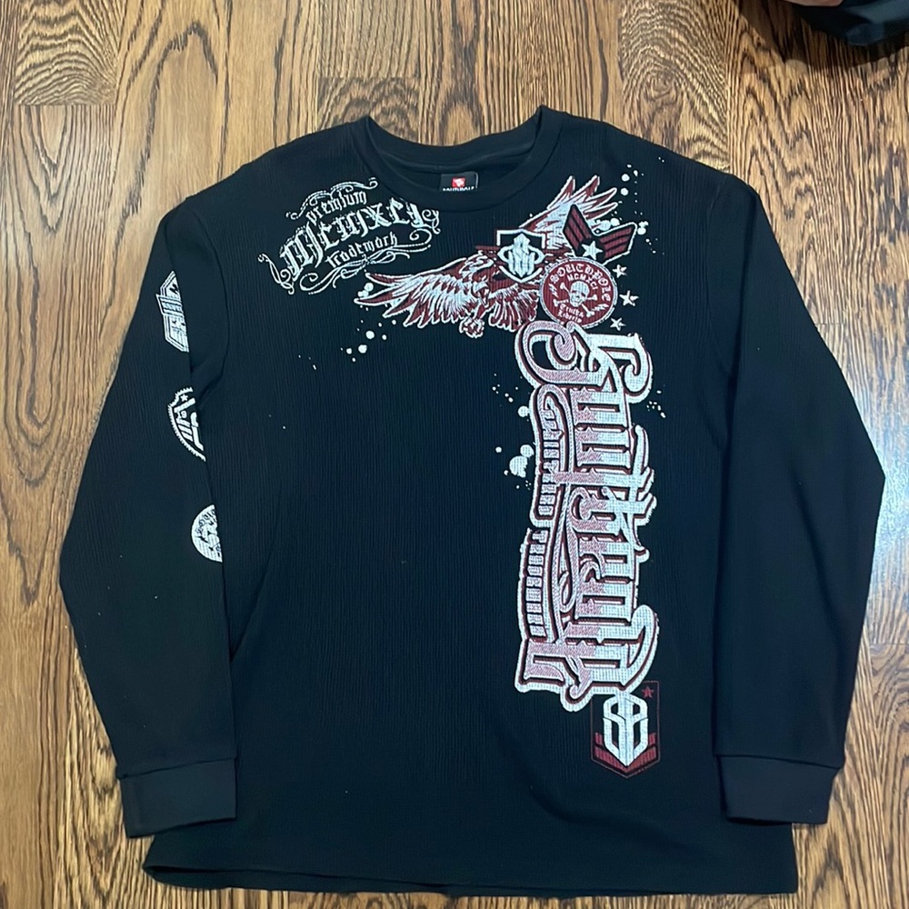 Y2K South Pole waffle shirt